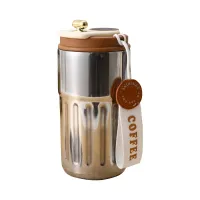 Термочашка с датчиком температуры YIWU Coffee 500 мл Коричневый (HP-14-10BR)