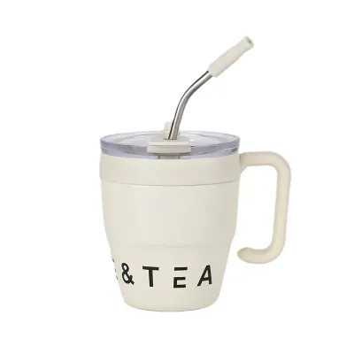 Термочашка с трубочкой и двойным открыванием YIWU Coffee & Tea 480 мл Белый (HP-14-23BE) Термочашка с трубочкой и двойным открыванием YIWU Coffee & Tea 480 мл Белый (HP-14-23BE)