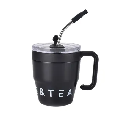 Термочашка с трубочкой и двойным открыванием YIWU Coffee & Tea 480 мл Черный (HP-14-23B) Термочашка с трубочкой и двойным открыванием YIWU Coffee & Tea 480 мл Черный (HP-14-23B)