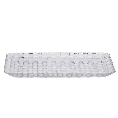 Блюдо для закусок YIWU 25x12.5x1.5 см Прозорий (HP-YH-33) Блюдо для закусок YIWU 25x12.5x1.5 см Прозорий (HP-YH-33)