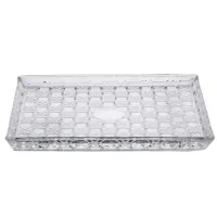 Блюдо для закусок YIWU Lirmartur hexagon 24.5x20.5x2 см Прозорий (HP-YH-38)
