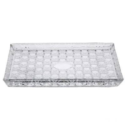 Блюдо для закусок YIWU Lirmartur hexagon 24.5x20.5x2 см Прозорий (HP-YH-38)