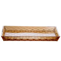 Блюдо для закусок YIWU 29.5x13.5x2 см Коричневий (HP-YH-57) Блюдо для закусок YIWU 29.5x13.5x2 см Коричневий (HP-YH-57)