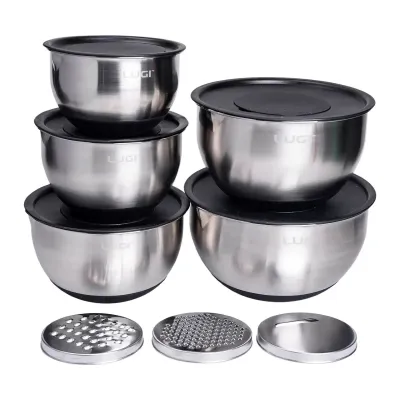 Набір салатниць Lugi 5 шт Хром (LG-01/5PCS)