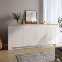 Комод Lion Ларрі-1 190x35x84 см Німфея Альба/Артізан (LION-041045)