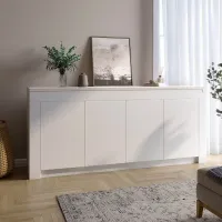 Комод Lion Ларрі-1 190x35x84 см Німфея Альба/Самоа Димчастий (LION-041051) Комод Lion Ларрі-1 190x35x84 см Німфея Альба/Самоа Димчастий (LION-041051)
