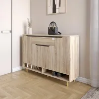 Тумба для взуття Lion Салліван Тумба-2 120x33x83 см Дуб Сонома (LION-041125) Тумба для взуття Lion Салліван Тумба-2 120x33x83 см Дуб Сонома (LION-041125)