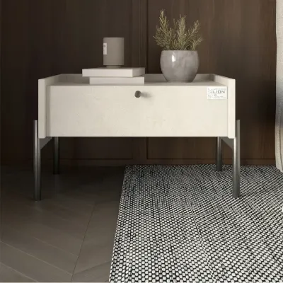 Тумба прикроватная Lion Wood 50x40x31.5 см Бетон (LION-041309)