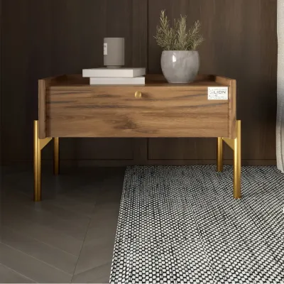 Тумба прикроватная Lion Wood 31.5x50 см Дуб Ливорно (LION-041318)