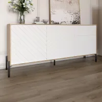 Комод Lion Амарант 158.5x39x77 см Дуб Аппалачі/Білий (LION-041906) Комод Lion Амарант 158.5x39x77 см Дуб Аппалачі/Білий (LION-041906)