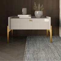 Тумба приліжкова Lion Wood 50x40x31.5 см Кашемір (LION-041324)