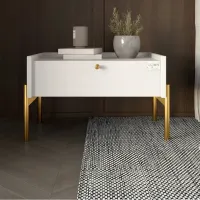Тумба приліжкова Lion Wood 50x40x31.5 см Німфея Альба (LION-041326) Тумба приліжкова Lion Wood 50x40x31.5 см Німфея Альба (LION-041326)