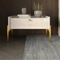 Тумба прикроватная Lion Wood 50x40x31.5 см Самоа Дымчатый (LION-041330)
