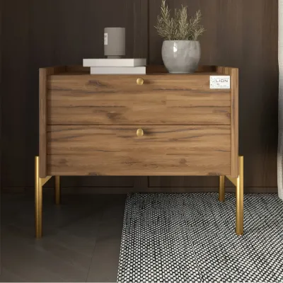 Тумба приліжкова Lion Wood 50x40x44 см Дуб Ліворно (LION-041349)