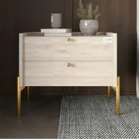 Тумба прикроватная Lion Wood 50x40x44 см Самоа Дымчатый (LION-041344)