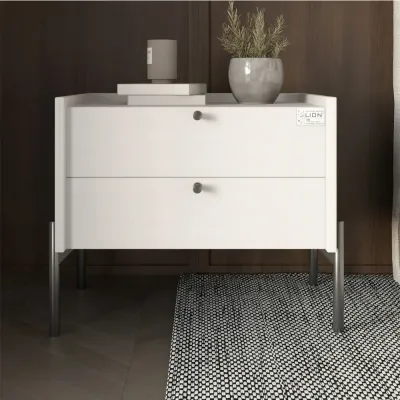 Тумба прикроватная Lion Wood 50x40x44 см Нимфея Альба (LION-041358) Тумба прикроватная Lion Wood 50x40x44 см Нимфея Альба (LION-041358)