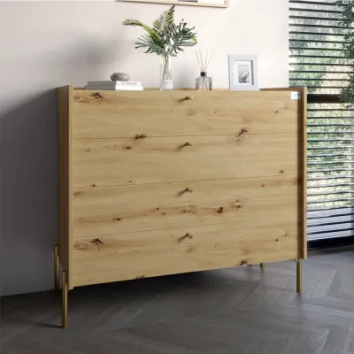 Комод Lion Wood 100x45x90 см Дуб Артізан (LION-042964)