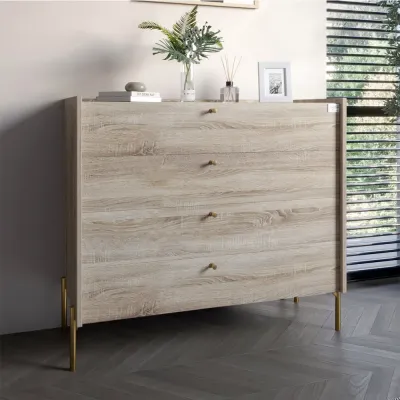 Комод Lion Wood 100x45x90 см Дуб Сонома (LION-042966)