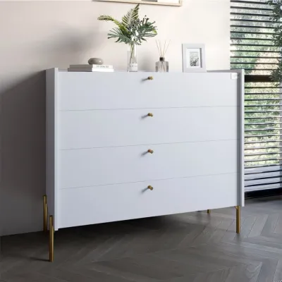 Комод Lion Wood 100x45x90 см Німфея Альба (LION-042969)