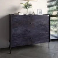 Комод Lion Wood 100x45x90 см Бетон темный (LION-042975) Комод Lion Wood 100x45x90 см Бетон темный (LION-042975)