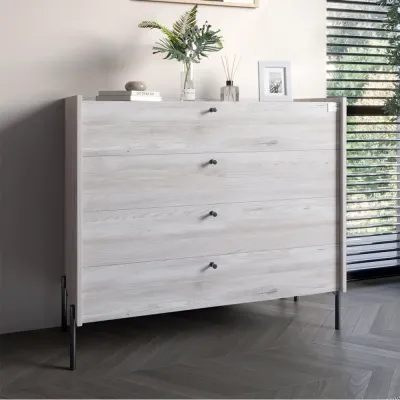 Комод Lion Wood 100x45x90 см Самоа Димчастий (LION-042985)