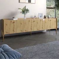 Тумба Lion Wood 160x40x65 см Дуб Артізан (LION-042992)