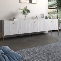 Тумба Lion Wood 160x40x65 см Самоа Дымчатый (LION-042999)