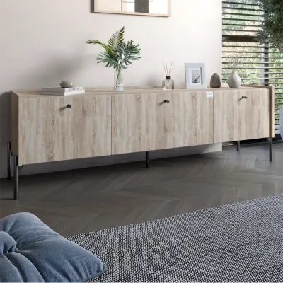 Тумба Lion Wood 160x40x65 см Дуб Сонома (LION-043100)