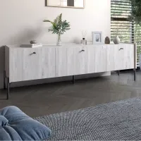 Тумба Lion Wood 160x40x65 см Самоа Димчастий (LION-043104)