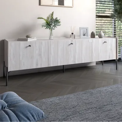 Тумба Lion Wood 160x40x65 см Самоа Дымчатый (LION-043104)