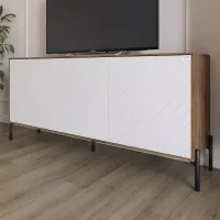 Тумба Lion Амарант 168x40x76.5 см Дуб Ливорно/Белый (LION-043020)