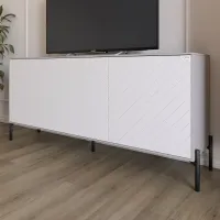 Тумба Lion Амарант 168x40x76.5 см Кашемір/Білий (LION-043023)