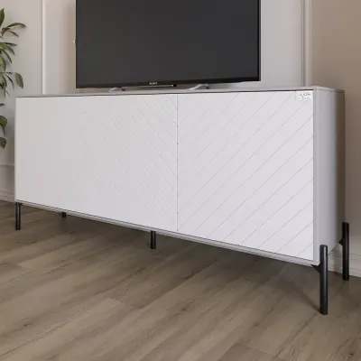 Тумба Lion Амарант 168x40x76.5 см Кашемір/Білий (LION-043023)