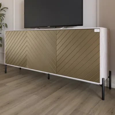 Тумба Lion Амарант 168x40x76.5 см Самоа Дымчатый/Перламутровый металлик (LION-043041)