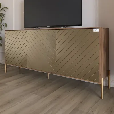 Тумба Lion Амарант 168x40x76.5 см Дуб Ливорно/Перламутровый металлик (LION-043051) Тумба Lion Амарант 168x40x76.5 см Дуб Ливорно/Перламутровый металлик (LION-043051)
