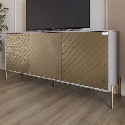 Тумба Lion Амарант 168x40x76.5 см Кашемир/Перламутровый металлик (LION-043054)