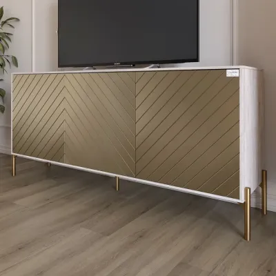 Тумба Lion Амарант 168x40x76.5 см Самоа Дымчатый/Перламутровый металлик (LION-043056)