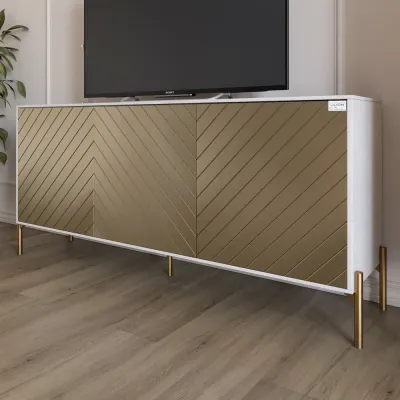 Тумба Lion Амарант 168x40x76.5 см Бетон/Перламутровый металлик (LION-043059) Тумба Lion Амарант 168x40x76.5 см Бетон/Перламутровый металлик (LION-043059)