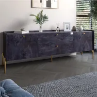 Тумба Lion Wood 180x40x50 см Бетон темний (LION-043110) Тумба Lion Wood 180x40x50 см Бетон темний (LION-043110)