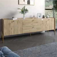 Тумба Lion Wood 180x40x50 см Дуб Аппалачі (LION-043112) Тумба Lion Wood 180x40x50 см Дуб Аппалачі (LION-043112)
