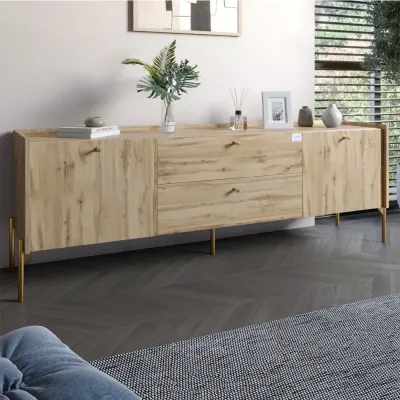 Тумба Lion Wood 180x40x50 см Дуб Аппалачі (LION-043112)