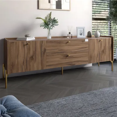 Тумба Lion Wood 180x40x50 см Дуб Ліворно (LION-043114)
