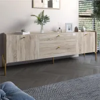 Тумба Lion Wood 180x40x50 см Дуб Сонома (LION-043115)