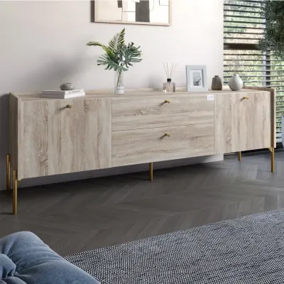 Тумба Lion Wood 180x40x50 см Дуб Сонома (LION-043115)