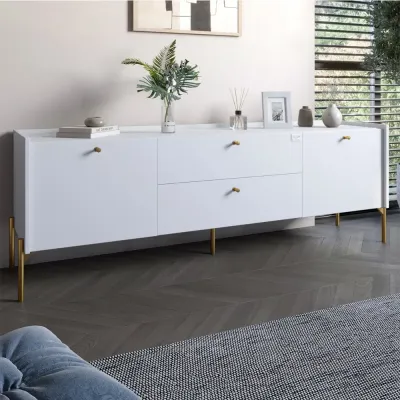 Тумба Lion Wood 180x40x50 см Нимфея Альба (LION-043118)
