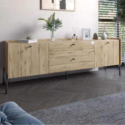 Тумба Lion Wood 180x40x50 см Дуб Аппалачі (LION-043126)