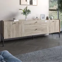 Тумба Lion Wood 180x40x50 см Дуб Сонома (LION-043129)