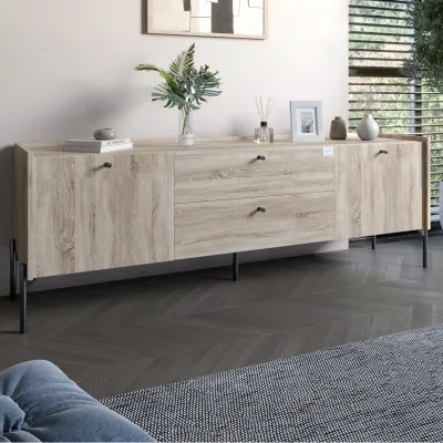 Тумба Lion Wood 180x40x50 см Дуб Сонома (LION-043129)