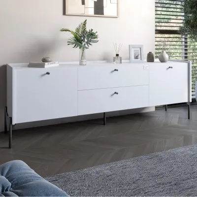 Тумба Lion Wood 180x40x50 см Нимфея Альба (LION-043132)