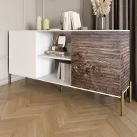 Комод Lion Грей 154x38x76.5 см Німфея Альба/Дерево (LION-042783) Комод Lion Грей 154x38x76.5 см Німфея Альба/Дерево (LION-042783)